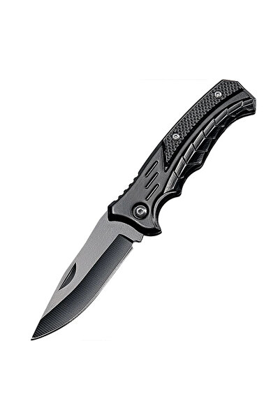 Choice سكين جيب قابلة للطي من الفولاذ المقاوم للصدأ الأسود عالي الصلابة، مناسبة للتخييم والرحلات والتنزه.