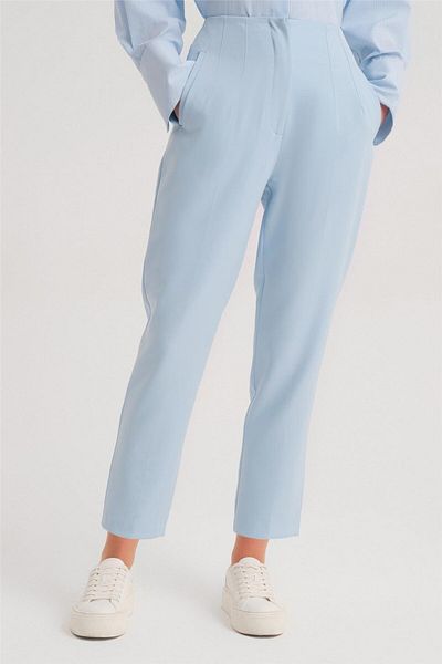 Armine Ψηλόμεσο Baby Blue Carrot Παντελόνι - Ort2518