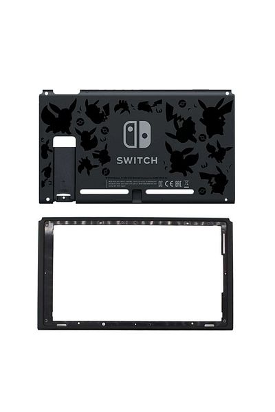 Mairuige A Switch Case Black Rear Back Cover  Replacement Housing Shell Case Bottom for Nintendo Switch  Acc.
