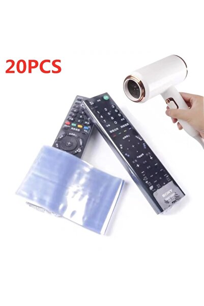 Choice ١٠ قطع من أغطية أجهزة التحكم عن بعد للتلفزيون/مكيف الهواء، مصنوعة من فيلم انكماش حراري شفاف، مقاس ٦×٢٥ سم، ٥/١٠/٢٠ قطعة...