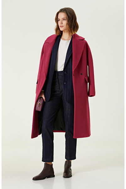 Network Lacivert Yün Karışımlı Blazer Ceket