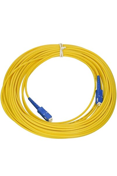FİBERDOST Fiber Optik Kablo Sc Sc 50 Metre Zirkonyum Sc/upc Siecor Kablo Adaptör