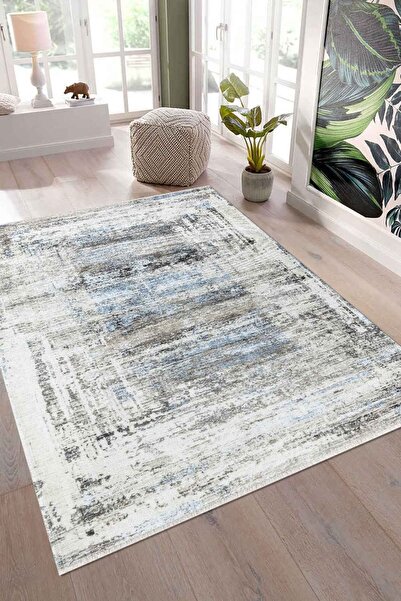 KilimistA VALENCIA 1506 Renkli Kaymaz Taban Yıkanabilir Modern Halı Kilim