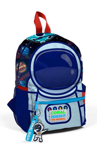 Coral High Rucsac Mini Yuva Saks Blue Astronaut Model Două Compartimente 23524
