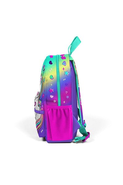 Coral High Rucsac mic cuib cu model unicorn verde apă lavandă - două compartimente 23529