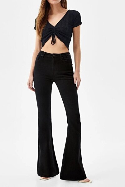 MAKRAS EXCLUSIVE A116278 Jeans High Waist Spanish Leg Jeans