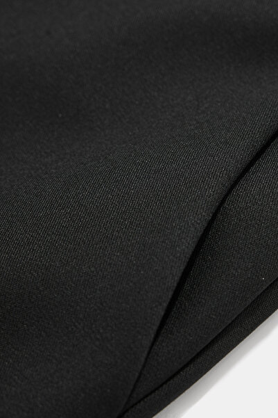 W Collection SİYAH BORU PAÇA YÜKSEK BEL PANTOLON