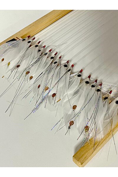 Avcıadam Palamut Çaparisi - Beyaz Tüy  Sarı Hologram