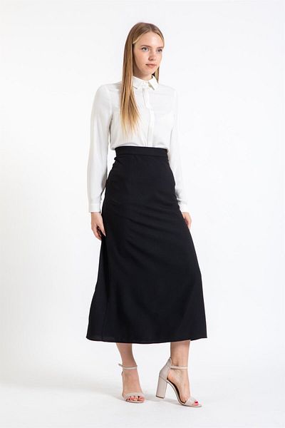 Esswaap Black Bell Skirt