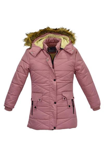 BAGLAN Girl's Hooded Coat - Bs-2015 Model