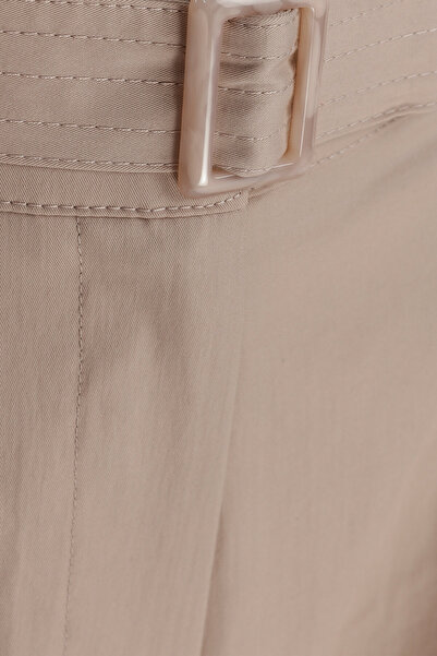 W Collection BEJ BOL PAÇA YÜKSEK BEL PANTOLON