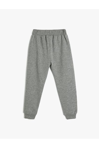 Koton Jogger Sweatpants with Tie-Up Waist and Pocket Detail