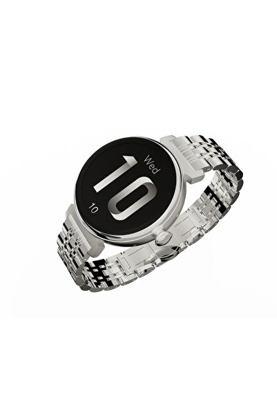 HiFuture Future Aura Bluetooth 5.2 27mm Amoled Ekran Sesli Arama Özellikli Akıllı Saat Gümüş