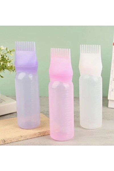 HB LİFE Scalloped Hair Coloring Bottle Easy Practical Hair Care Oil Applicati...