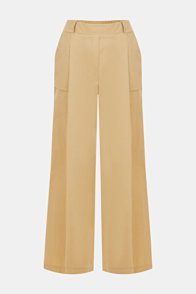 W Collection BEJ BOL PAÇA YÜKSEK BEL PANTOLON