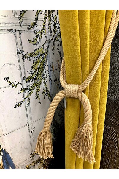 Ala Perde By İtalyanhomestore Hasır Halat Perde Toplayıcı Braçol