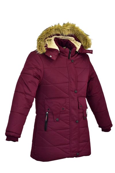 BAGLAN Girl's Hooded Coat - Bs-2015 Model