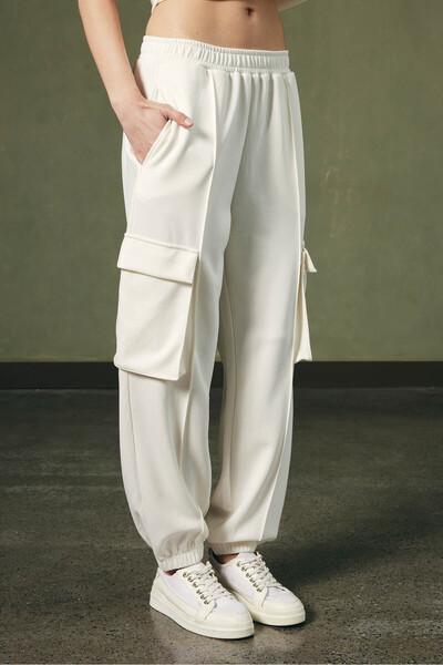 Hays Kadın Soft Touch Kargo Cepli Uzun Pantolon