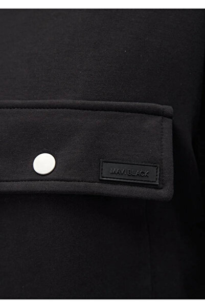 Mavi Fermuarlı Siyah Sweatshirt 0S10177-900