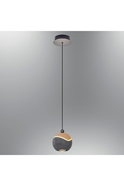 Özcan Aydınlatma 2825-1A-16 Pastel Tekli Sarkıt Gri