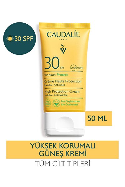 Caudalie Vinosun Protect Spf 30 Yüksek Koruma Sağlayan Güneş Koruyucu Krem 50 ml