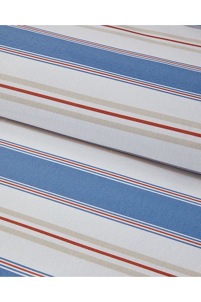 English Home Natural Lines Single Quilt Cover Set Blue