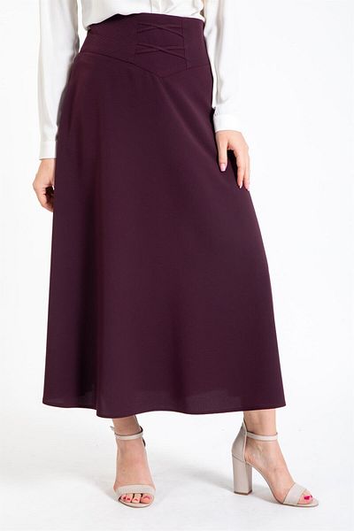Esswaap Flared Skirt Plum
