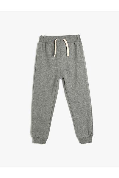 Koton Jogger Sweatpants with Tie-Up Waist and Pocket Detail