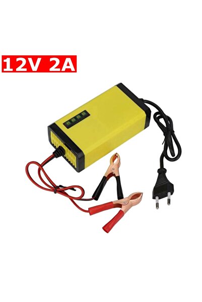 Choice EU Plug 12V 2A Automatic Motorcycle Battery Charger For Lead Acid Wet Dry AGM GEL Battery 7AH 12A...
