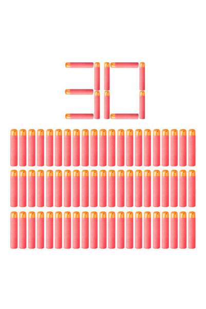 Choice 30PCS 30Pcs Mega for Nerf 9.5cm Red Rifle Darts Bullets Mega Foam Refi...
