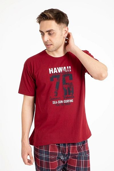 Rimoli 1⁄2100 Cotton Short Sleeve Men's Pajamas Set