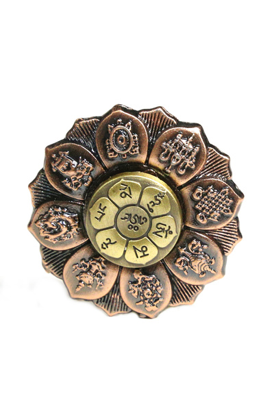 Choice لعبة سبينر معدنية يدوية على شكل زهرة اللوتس، مناسبة للأطفال المصابين بالتوحد، لعبة مضادة للتوتر.