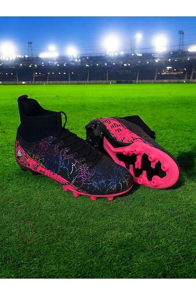 Playup Ghete de fotbal pentru bărbați din seria Magnetic Pro - imprimate digital, șosete, talpă ortopedică