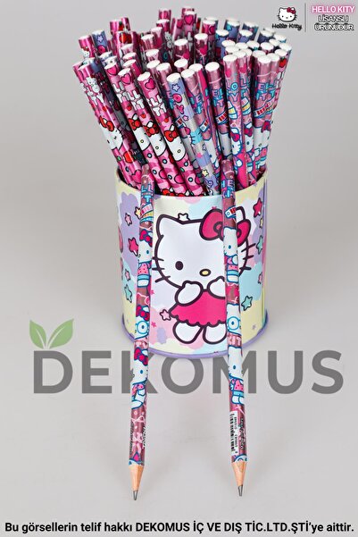 Hello Kitty DEKOMUS İLE YENİ SEZON LİSANSLI HELLO KITTY 2'Lİ KURŞUN KALEM
