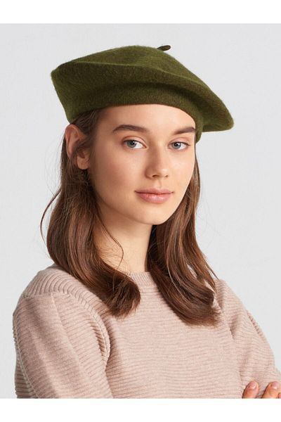 CosmoOutlet French Model Khaki Color Imported Painter Beret