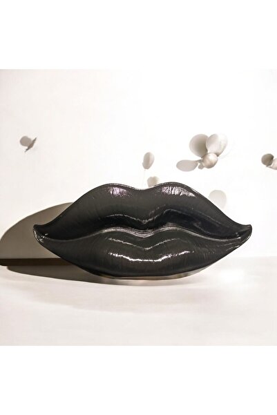 ufak dusler atölyesi dudak duvar süsü dekoratif obje