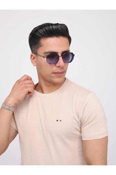 Est Estola Ανδρικό Slim Fit Slim Fit Crew Neck Lycra Ευέλικτο ύφασμα με απαλή υφή