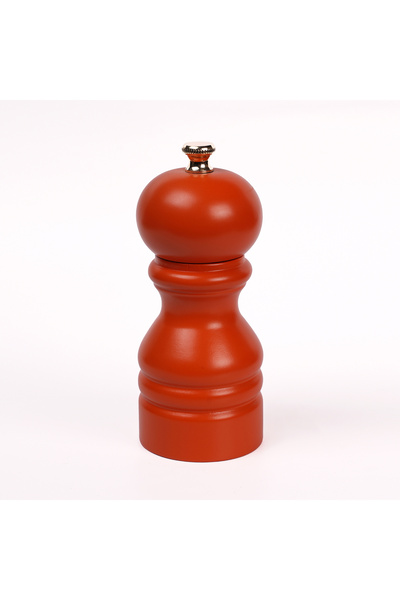 Glios Tile Wood Salt and Pepper Hand Mill Grinder 2 Pieces 12 cm