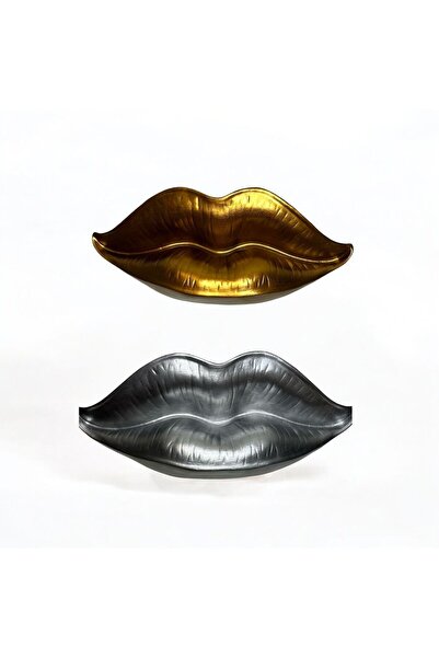 ufak dusler atölyesi dudak duvar süsü dekoratif obje