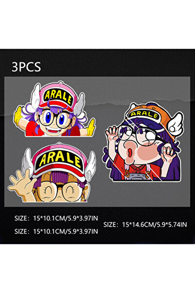 Choice ملصق فينيل فاخر B116A4 لسيارة Arale، مقاوم للماء وواقي من الشمس، مناسب...
