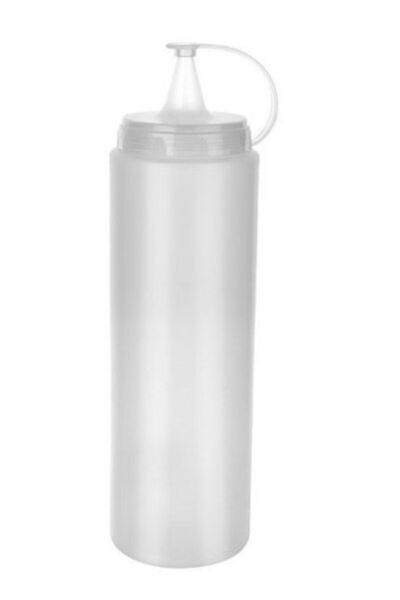 Titiz Plastik Masterchef Oil Pot with Leak Proof Lid Vinegar and Sauce Bottle 700 ml 4 Pieces