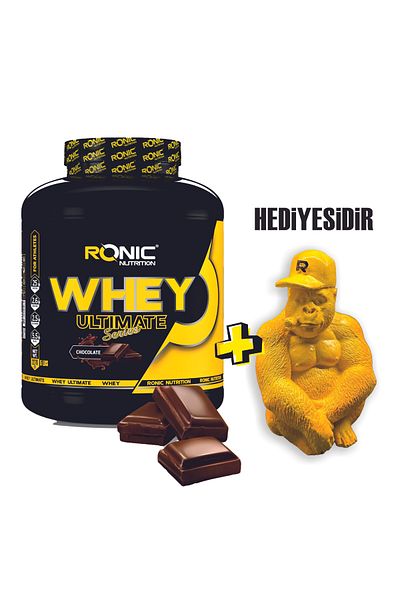 Ronic Nutrition Whey Protein 2.270 g Chocolate-Flavored Gorilla with Accessory Gift
