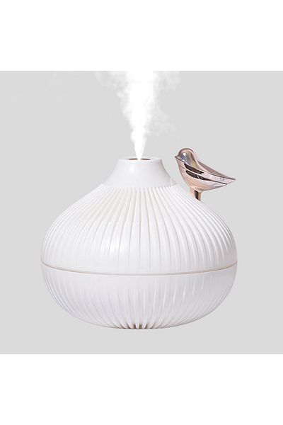 Choice White 300ml Usb Air Humidifier, Small Onion Style Humidifier With Night Light, Atmosphere Light, Min
