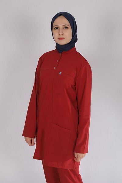 Pratik Medikal Hijab Lycra Nurse Jersey - Single Top Tile