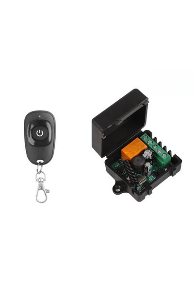 Kebidumei 1Remote 1 Receiver DC 12V 24V 36V 433 MHz Remote Control Wireless Switch 1 CH rf Relay Receiver and
