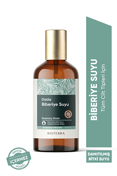 Bioterra Biberiye Suyu 100 ml - Saç Dökülmesine Karşı Doğal Çözüm Ve Saç Uzatma Toniği
