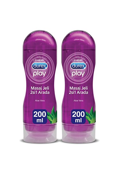 Durex Play Kayganlaştırıcı & Masaj Jeli Aloe Vera 200 ml x 2 Adet