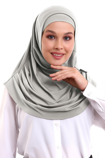 ihvan online Eșarfă practică bej - Hijab Bonnet Adult