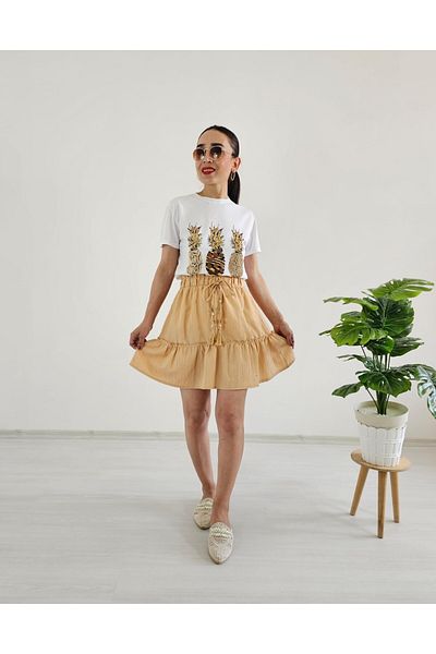 Altı Üstü Butik Φούστα με βασικό σκίσιμο