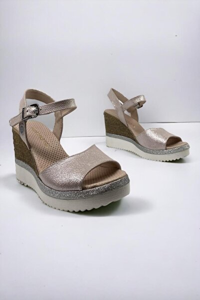 Mammamia D24ys-1015 Pudra Kadın Sandalet